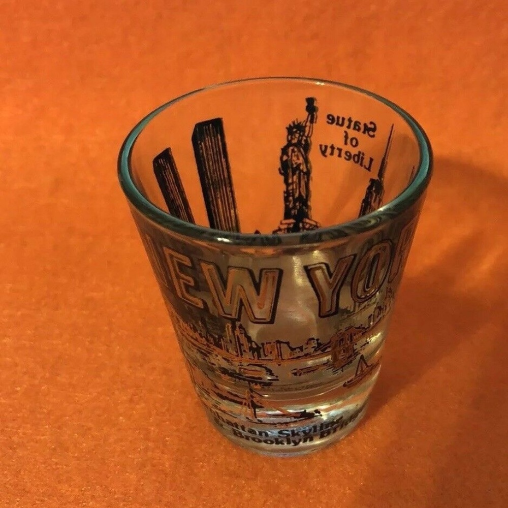 Pre 9/11 New York City Shot Glass
